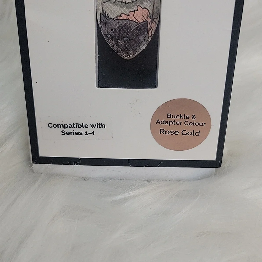 CASETIFY Bracelet‎ Apple Watch Band with Cat Theme Pattern Series 1-4 NWOT